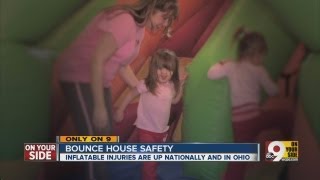 How safe are inflatable bounce houses?