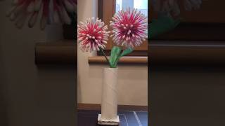 diy cotton buds crafts || how to make flower using cotton buds