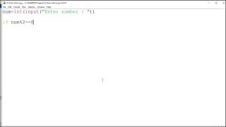 Python program to Check if a Number is Even or Odd ( User Input )