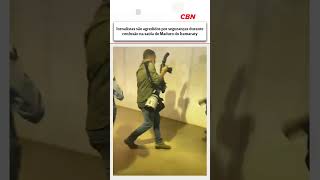 Jornalistas são agredidos por seguranças durante confusão na saída de Maduro do Itamaraty