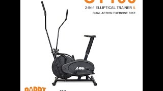 CT100 2-In-1 Ellepitical Cross Trainer & Exercise Bike