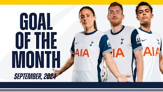 Goal of the Month // September 2024 // Kulusevski, Johnson, Raso and more