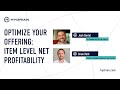 Optimize your offering: Item level net profitability