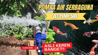 POMPA AIR KOLAM KOI YANG MAMPU MENGHISAP KEDALAMAN 10 METER ! #pompaairlistrik