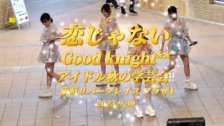 【歌詞付】Good knight** 「恋じゃない」2023.9.30 : アイドル秋の学芸会‼︎ ＠湊町リバープレイス プラザ1 （※動画修正版）