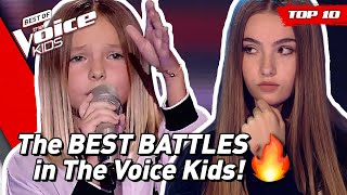 TOP 10 | The BEST BATTLES in The Voice Kids ever! 🔥 (part 2)