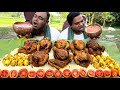 Two King Guys Eating 8 Full Chicken, 30 Boiled Eggs and 10 KG Yogurt - Royal Village Foodie