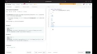 Number Complement #leetcode #csharp #easy