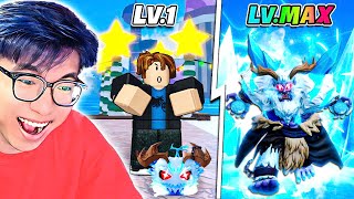 BI HUỲNH HÓA QUÁI THÚ YETI VUA SPAM VÀ NÂNG CẤP FULL CHIÊU TRONG BLOX FRUIT ❄️