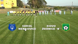 Sokol NENKOVICE - Kovo ŽDÁNICE \