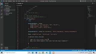 Task Performance Looping and Arrays Intermediate Web Programming Answer
