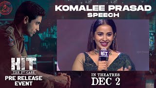 Actress Komali prasad Speech @ HIT 2 Pre Release Event