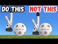 Compress YOUR Irons like a PRO With this WEIRD Drill!!