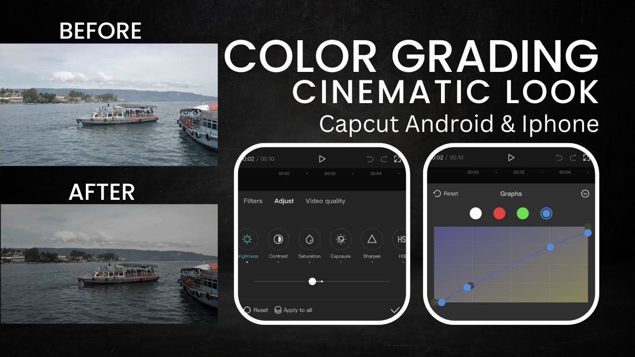 Tutorial Color Grading Capcut Cinematic Look Android Iphone