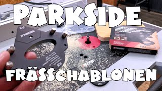 PARKSIDE Alu-Frässchablonen für Oberfräsen PAFO 6 A1