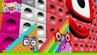 Numberblocks Full Episodes Step Squad 225 vs 710 vs 18 MILLION BIGGEST - Learn to Count Big Numbers!