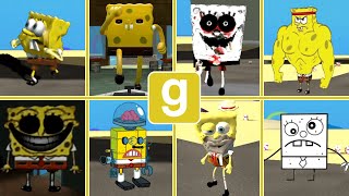 GMOD: All kinds of Spongebob // All Spongebob-Nextbots █ Garry's Mod █