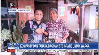 KompasTV dan Tanaka Bagikan STB Gratis untuk Warga Pontianak dan Kubu Raya