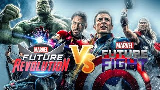 marvel future revolution vs marvel future fight | marvel graphic comparison