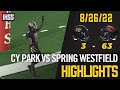 Cy Park at Spring Westfield - 2022 Week 1 Football Highlights