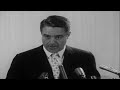 sargent shriver speaks about peace corps in chicago 1961