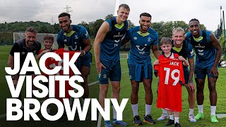 Jack Visits his hero Jacob Brown 🥹