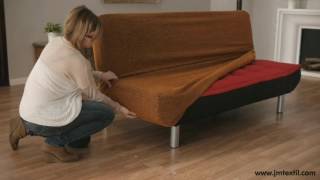 How to Put a Click Clack Sofa Cover