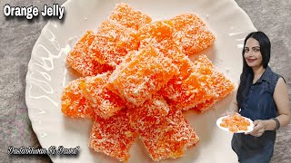 Orange Jelly | No Gelatin | No Agar Agar