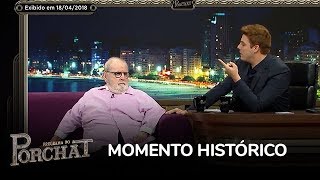 Porchat comenta entrevista com Jô Soares: "Foi muito marcante"