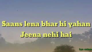 Aadat (Juda Hoke Bhi) whatsapp status - Kalyug movie song