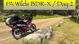 Day 2 - Honda Trail/CT 125 Rides The PA Wilds BDR-X