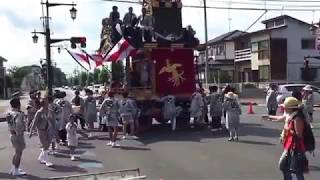 久喜提灯祭り本三山車引き回し20170712