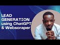Lead Generation: Using ChatGPT to Organize Google Maps Data & Web Scraper for Yellow Pages