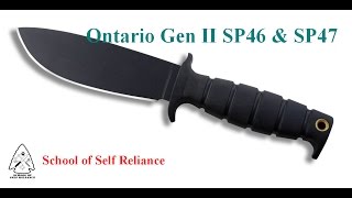 Ontario Gen II Spec-Plus SP46 \u0026 SP47 Knives