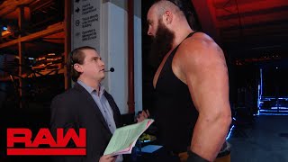 Braun Strowman hunts for Baron Corbin: Raw, Nov. 5, 2018