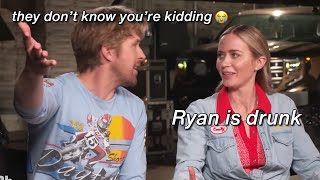 Ryan Gosling and Emily Blunt being the funniest comedic duo