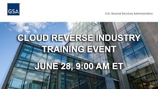 GSA Cloud Reverse Industry Training Event