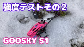 強度テストその２　【GOOSKY S1】