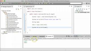 Java Tutorial 12 - Getting User Input