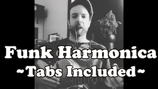 Harmonica Funk Groove - James Brown - Cold Sweat - How To Play - Tabs