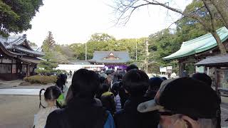 三河國一之宮 砥鹿神社　参拝の列