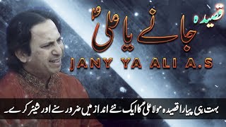 Qasida - Jany Ya Ali a.s - Sajid Ali Rahat - 2018