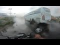 ybm volvo b11r chase in heavy rain