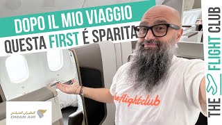 Ancora un volta in first class grazie ai punti. Recensione della \