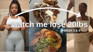 Watch Me Lose 20lbs!!! | Week 5 \u0026 6 | 8lbs Down | VLOG