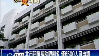 北市推租屋補助 限制條件要看清－民視新聞