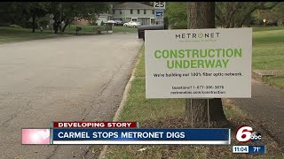 Fishers, Carmel issue 'no-dig' order for Metronet after gas line rupture