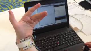 IR Gesture Sensor integrated in Wristband