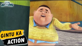 Bunty बन गया Giant! | Gintu Ka Action | 25 | Vir: The Robot Boy | Hindi Cartoons For Kids | #spot