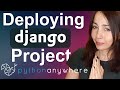 How to Deploy a Django Project on Python Anywhere with MySQL Database [free] | Live Coding Tutorial